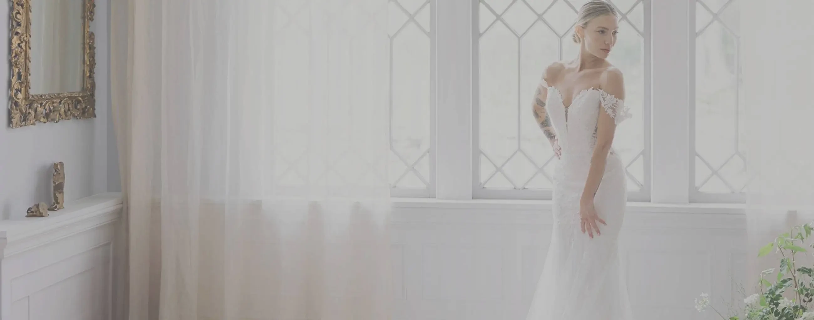Photo of the bridal gowns - Desktop Image